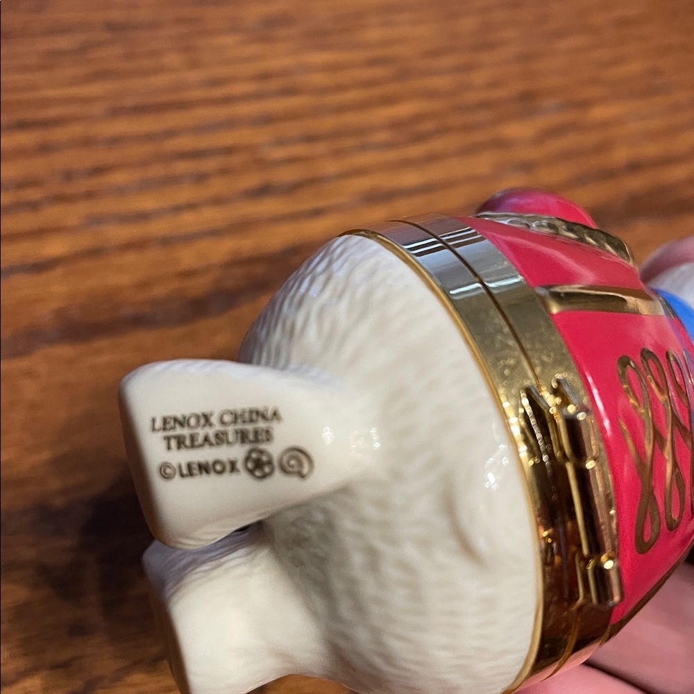 Lenox Bear Drummer Ornament - Red, Blue, Gold, White - Picture 4 of 5